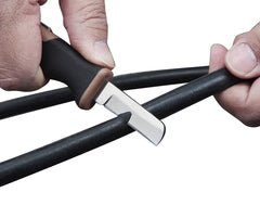 Southwire leather pouch open storing tools neatly for quick access