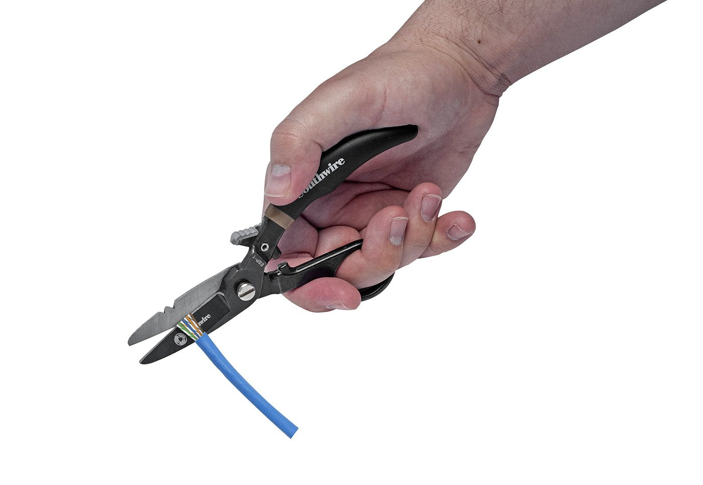 Southwire LED pen light in use revealing conductor detail for accurate splices