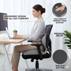 SOWAXGO side profile showing lift and contour that promotes better posture