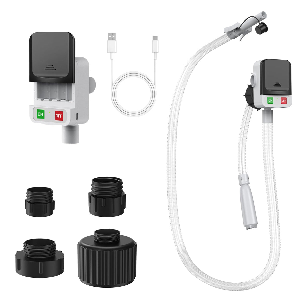 sowhat pump front view showing compact design and easy handling benefit