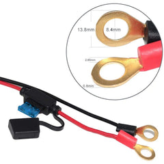 SPARKING inline fuse holder open with 15A fuse for basic circuit protection