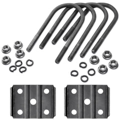 SPARKWHIZ front packaging showing full U-bolt kit and components for quick identification
