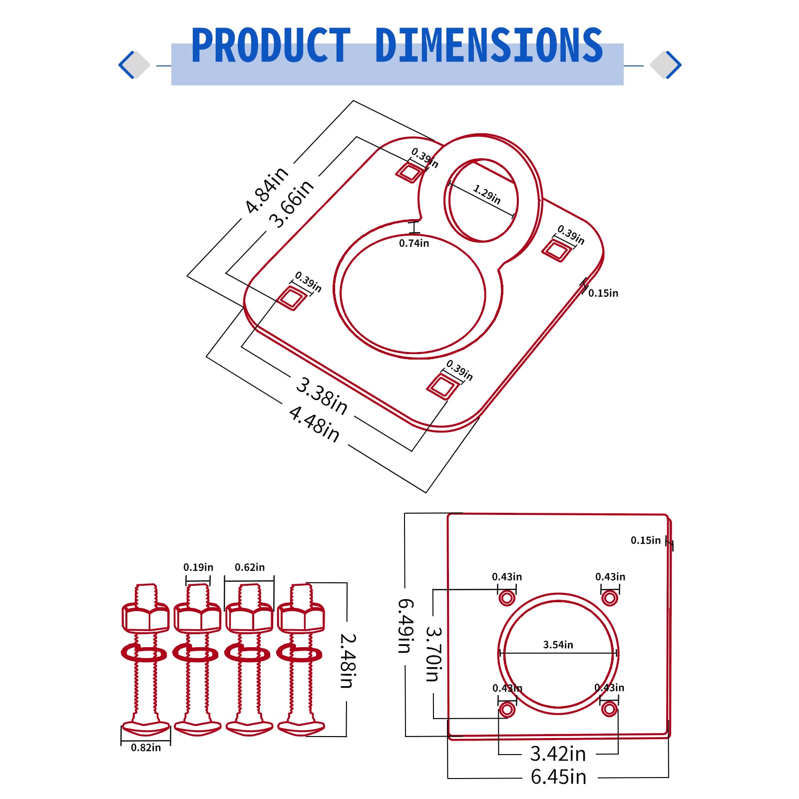 SPARKWHIZ 90 mm hole saw beside cutout showing correct recess sizing benefit