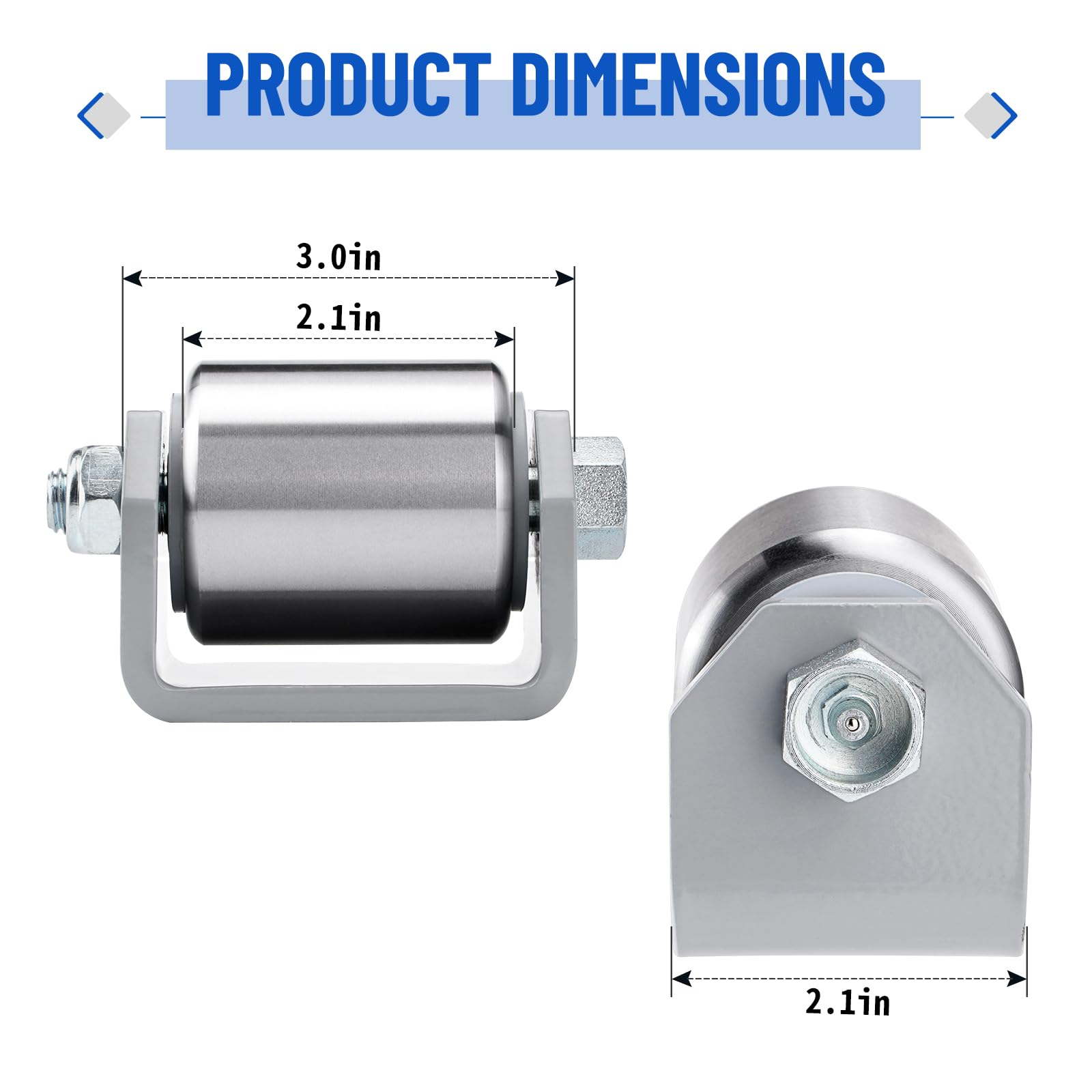 SPARKWHIZ close-up of roller ball-bearing detail for smooth rotation and reduced wear