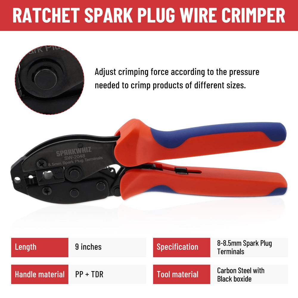 SPARKWHIZ hand holding tool for scale showing portable workshop convenience