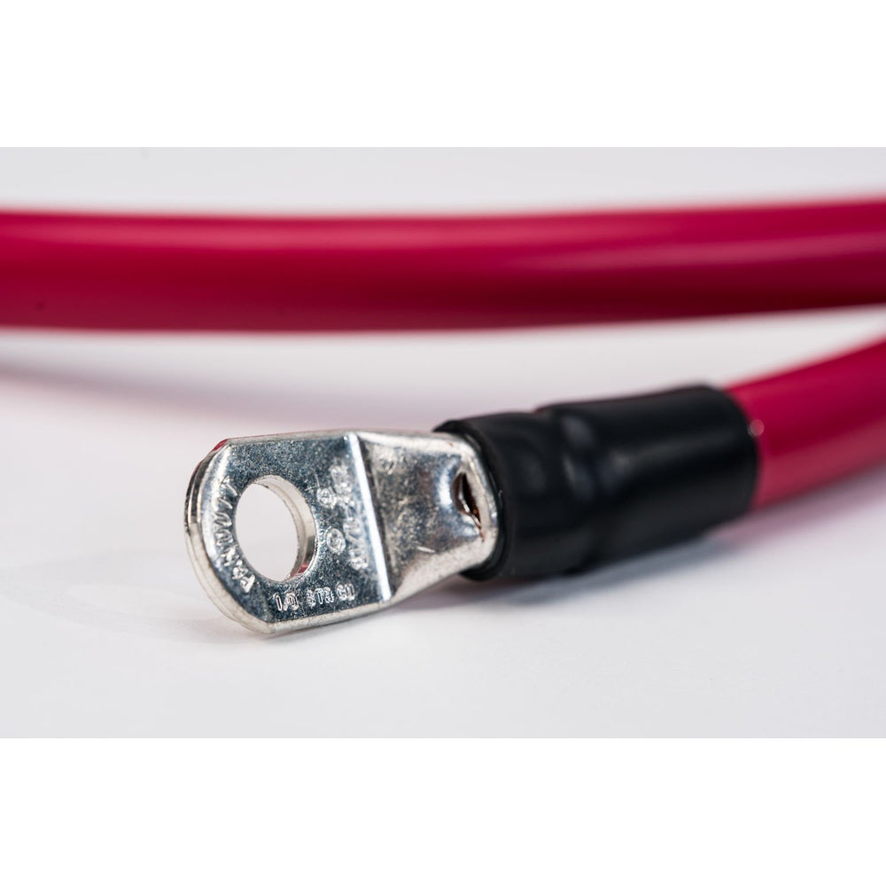 Spartan Power cable attached to battery post demonstrating secure connection