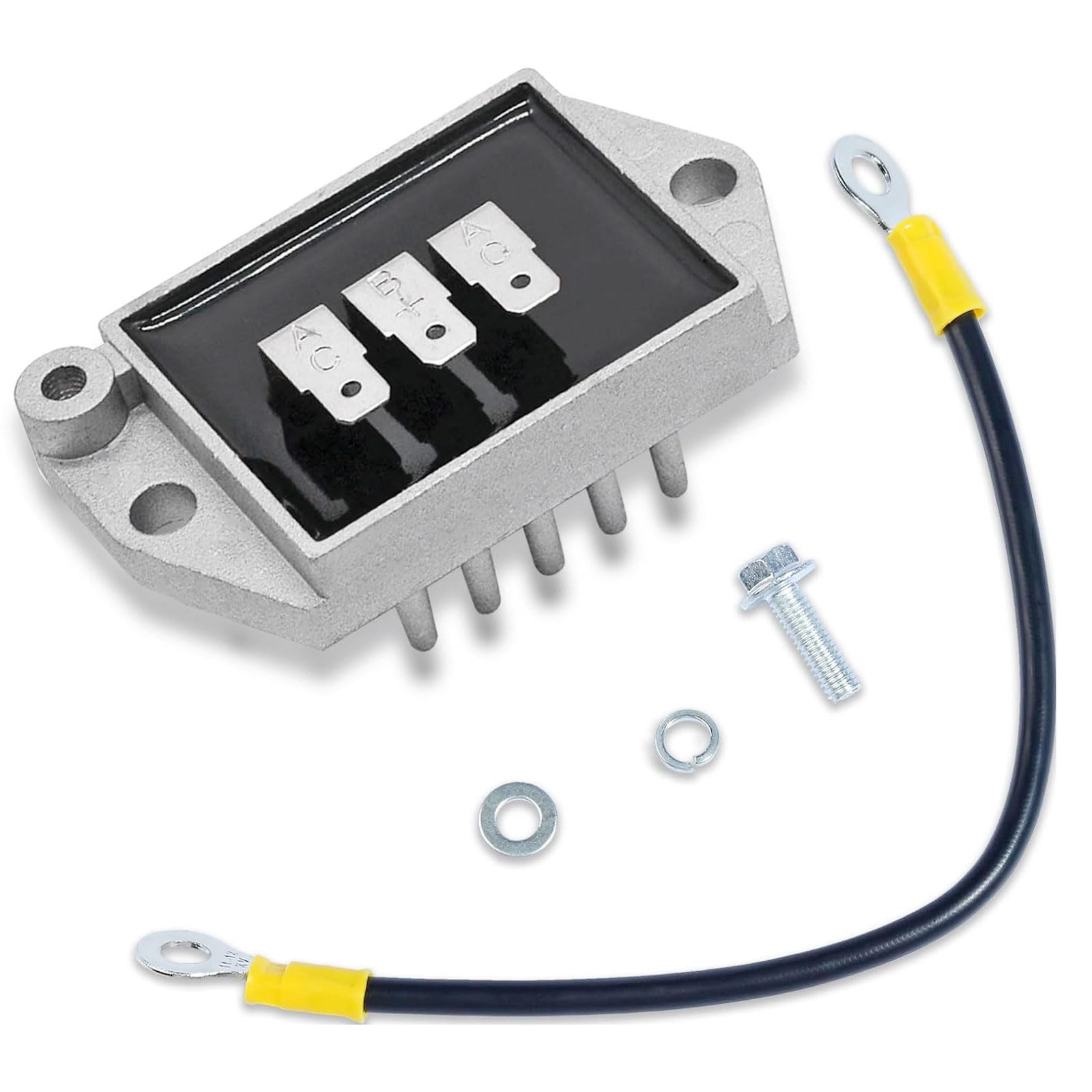 Spdtmhc front view regulator showing connectors and compact design for easy replacement