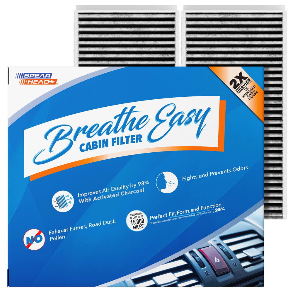 SPEARHEAD BE-554 front packaging showing filter and benefits