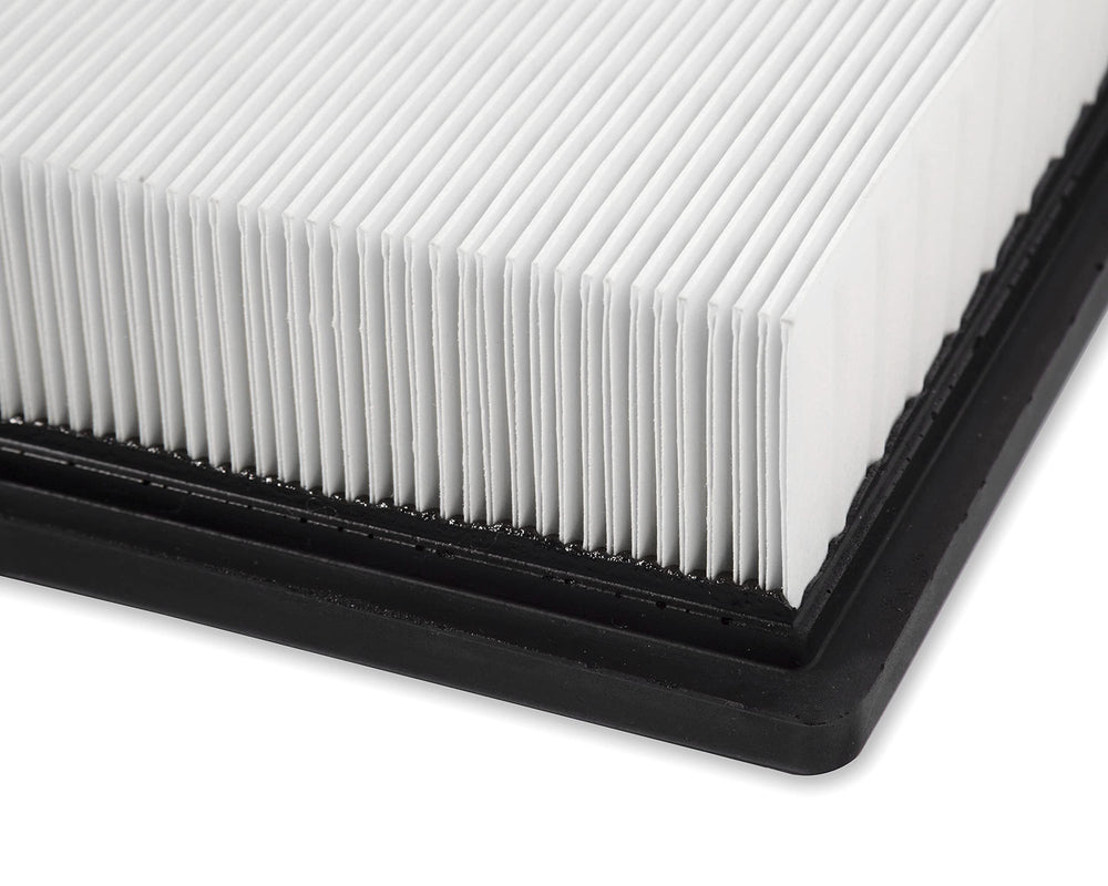 SPEARHEAD filter after use demo showing trapped dirt and maintained airflow benefit