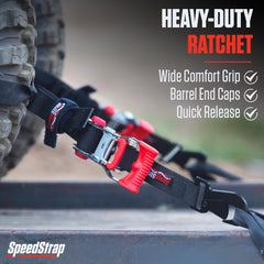 SpeedStrap top strap with adjustment slots offering precise sizing benefit