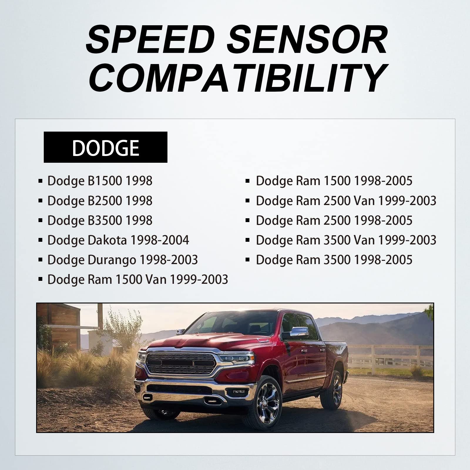 SPEEDWOW installed at Dodge Ram wheel arch restoring reliable wheel speed signal