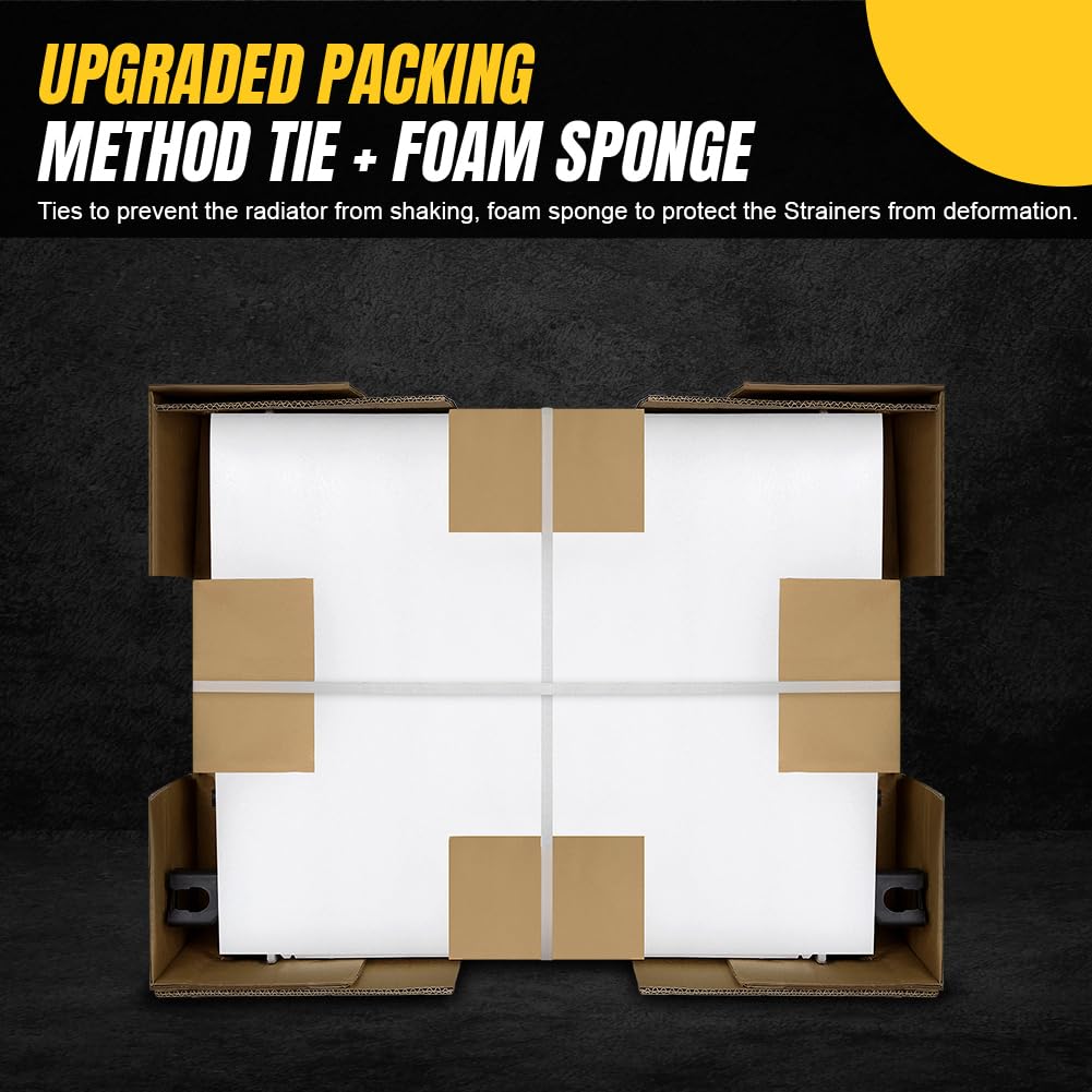 SPELAB radiator packaged securely to prevent shipping damage and ensure arrival