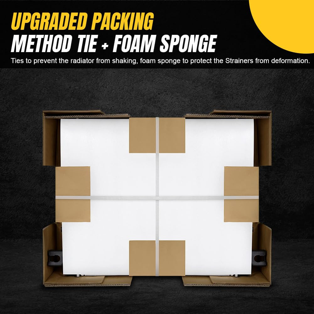 SPELAB radiator packaged securely to prevent shipping damage and ensure arrival