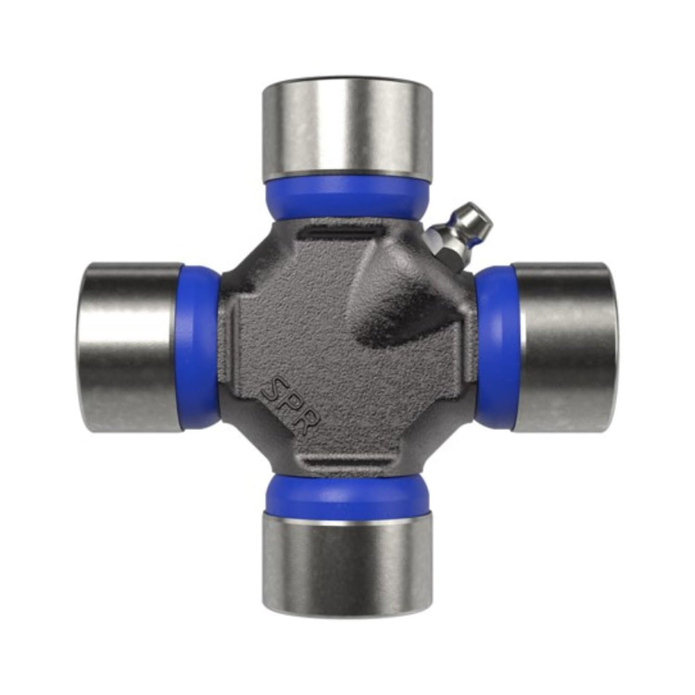 Spicer u-joint installed on driveshaft demonstrating fit and service readiness