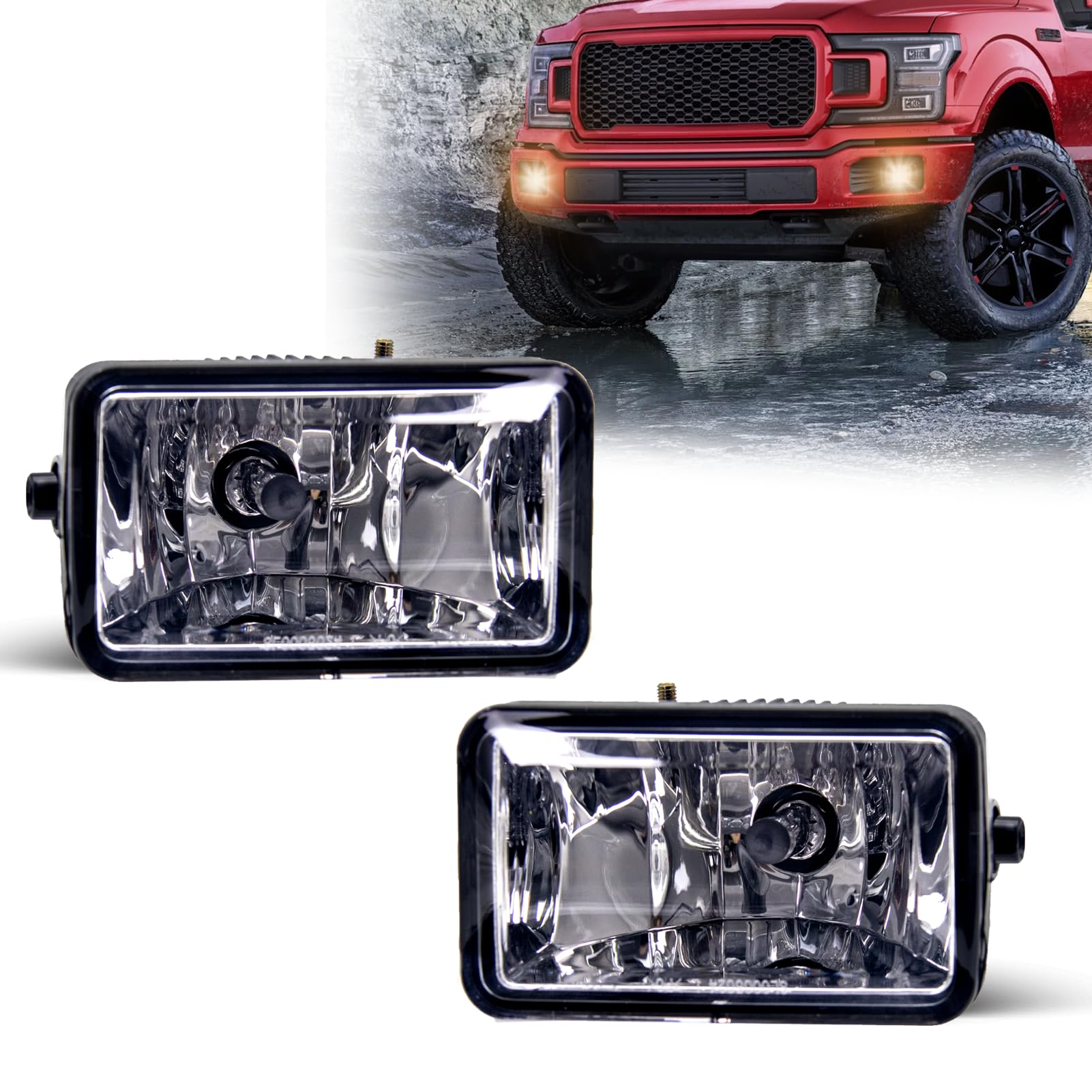 SPIEGEER front assembly clear lens showing OEM fit and restore visibility