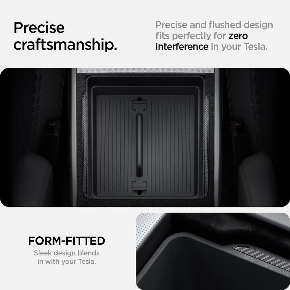 Spigen carbon fiber accent close-up adding premium look and durable finish