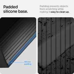 Spigen organizer holding phone and keys demonstrating secure storage benefit