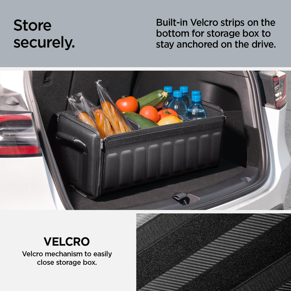 Spigen removable dividers detail showing flexible compartment customization