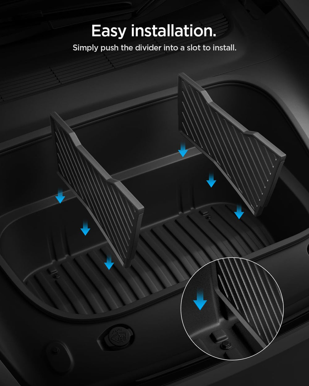 Spigen product label and material detail highlighting durable panels and finish