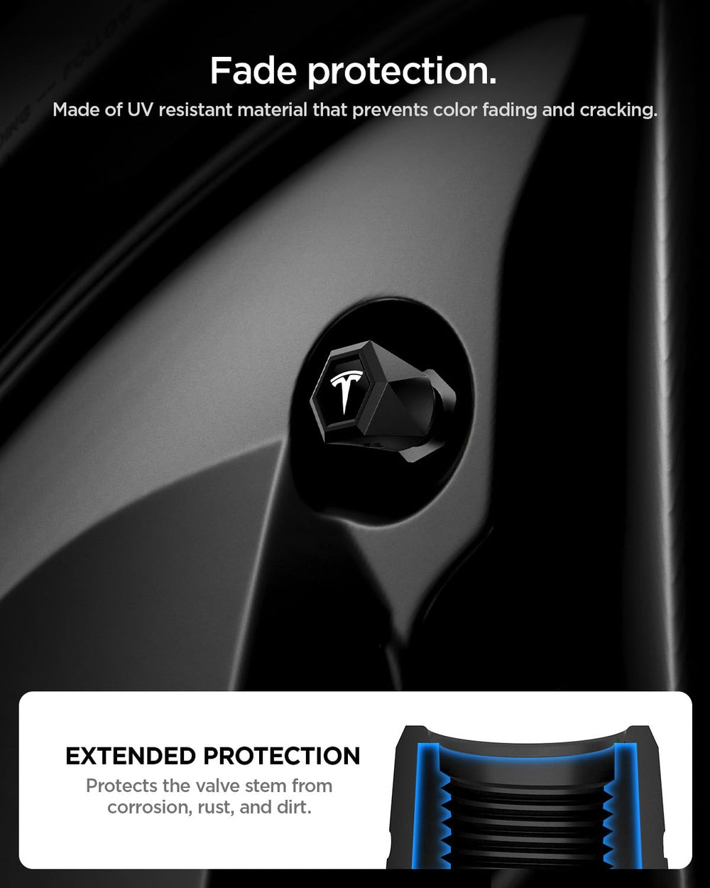 Spigen cap magnetically attached to metal rim for convenient placement