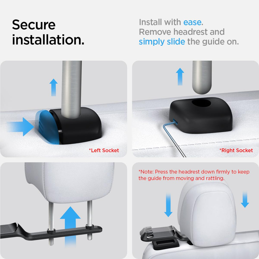 Spigen two-pack packaging with installation tool for quick setup