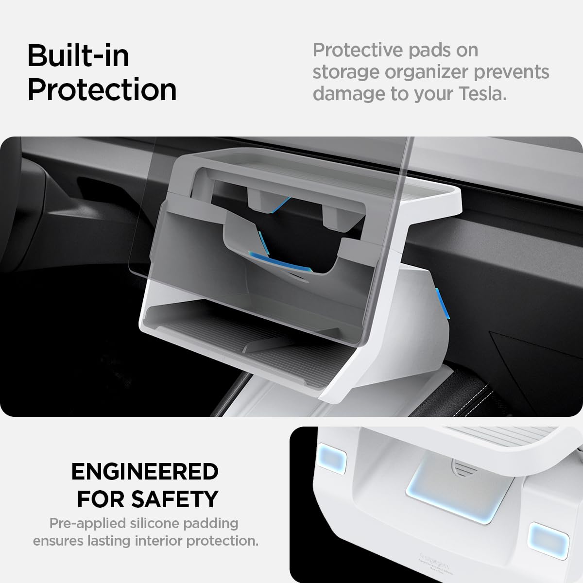 Spigen organizer lifestyle dashboard scene enhances cabin organization