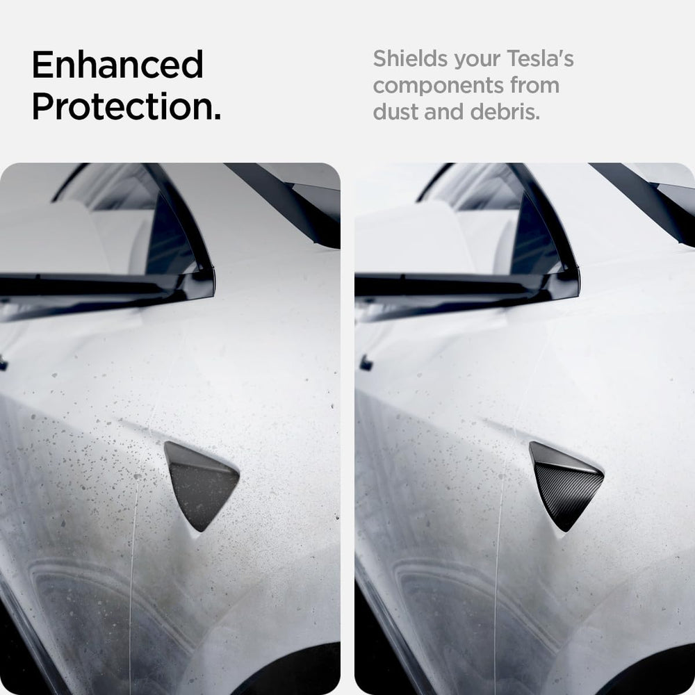 Spigen adhesive tape detail showing 3M bond for secure attachment