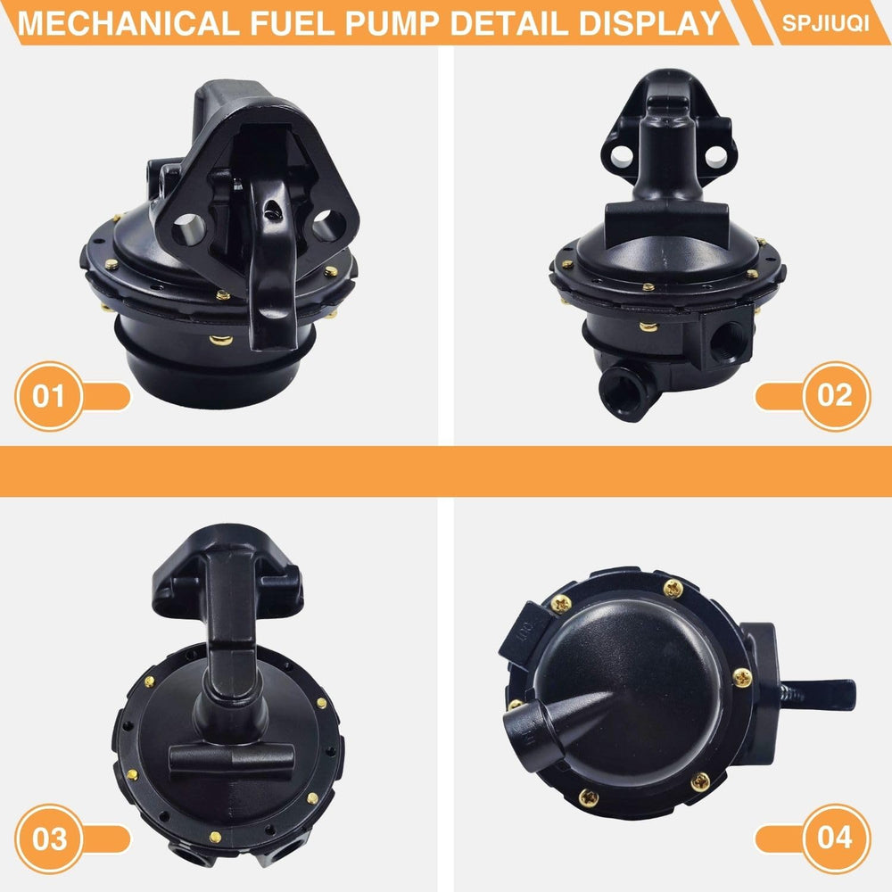 SPJIUQI boxed pump with warranty card emphasizing tested quality and two-year protection