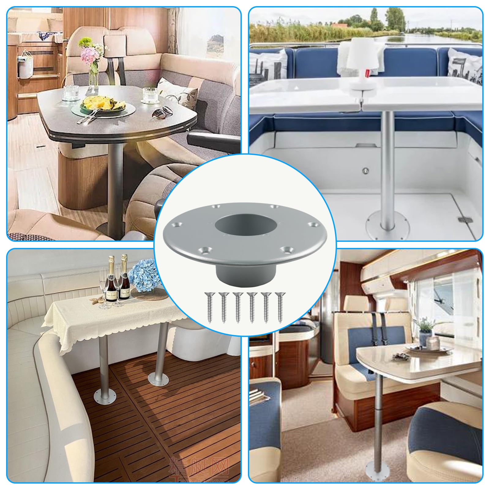 SPNKMJUJ installed in RV dinette showing practical upgrade for camper interiors