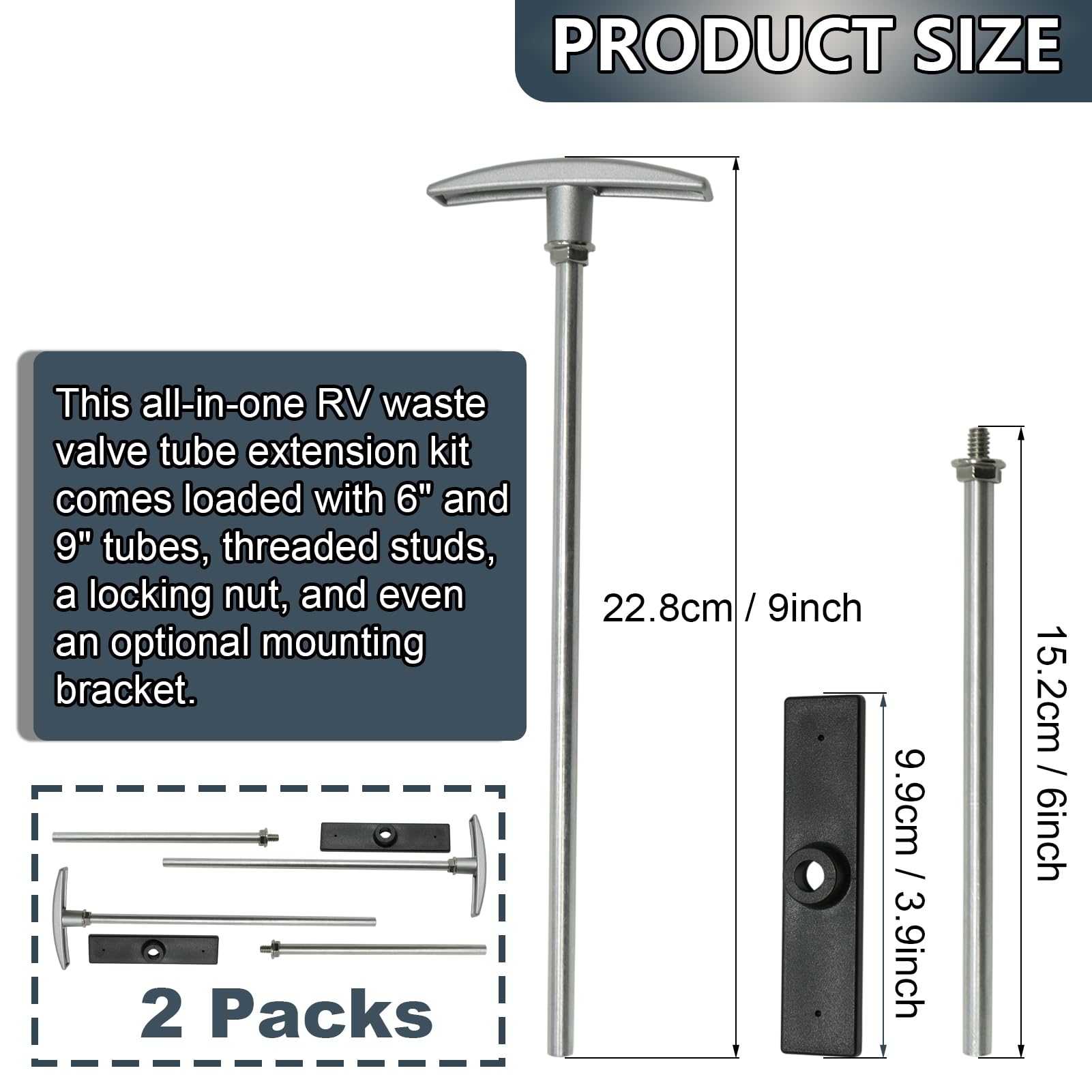 SPNKMJUJ tubes beside ruler to show scale and adjustable length
