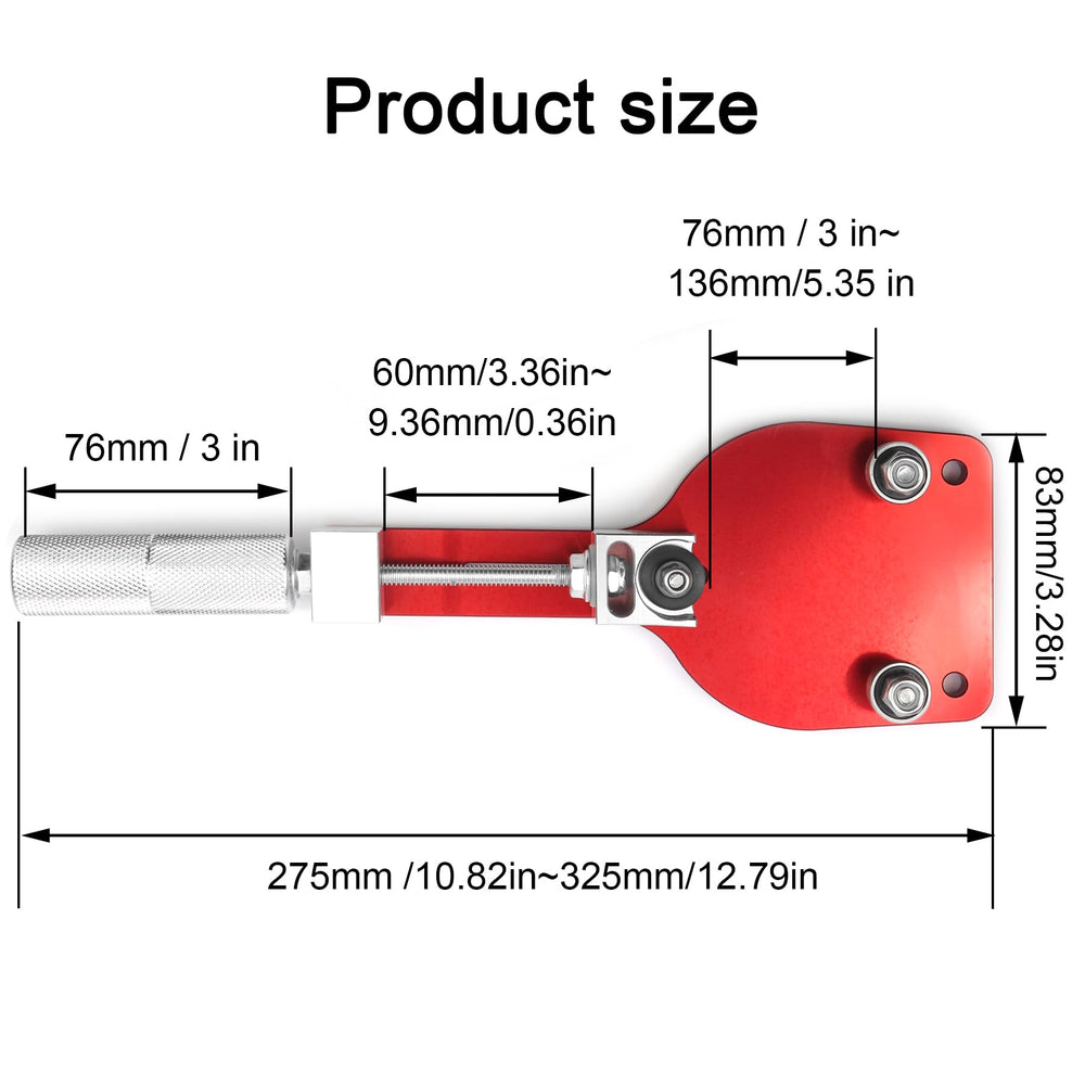Sporthfish cutter textured anti-slip handle for better grip and safer control