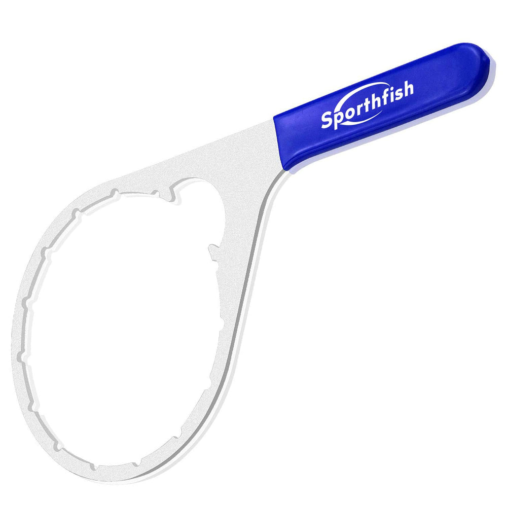 Sporthfish in use on Detroit Diesel collar enables quick safe filter changes