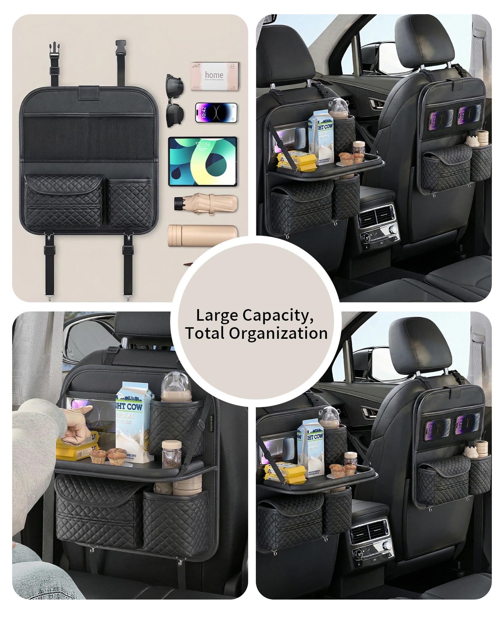 SportySizz cup and tissue holders keeping drinks stable and tissues accessible