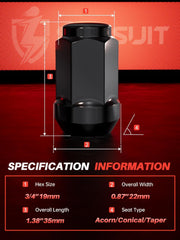 Sposuit close-up of M12x1.5 threads illustrating precision and secure fit