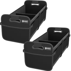 Sposuit front view showing open organizer and organized groceries