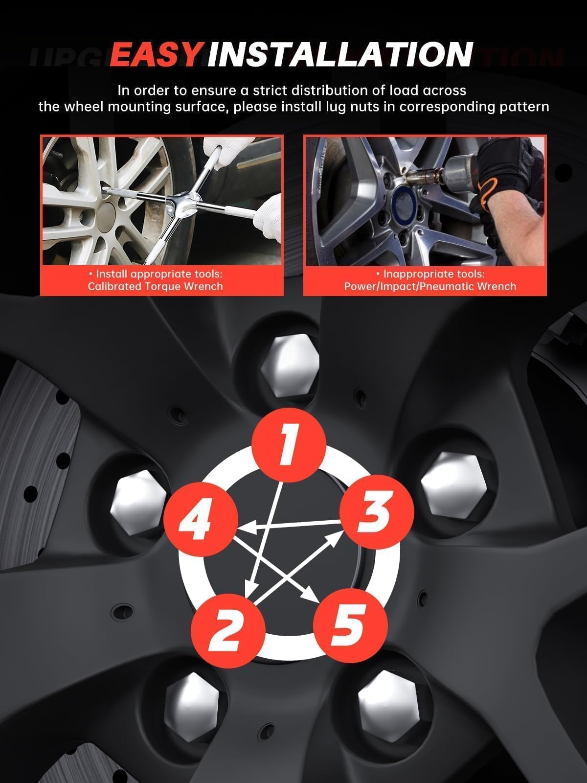 Sposuit lug nuts during garage installation showing durability and finish