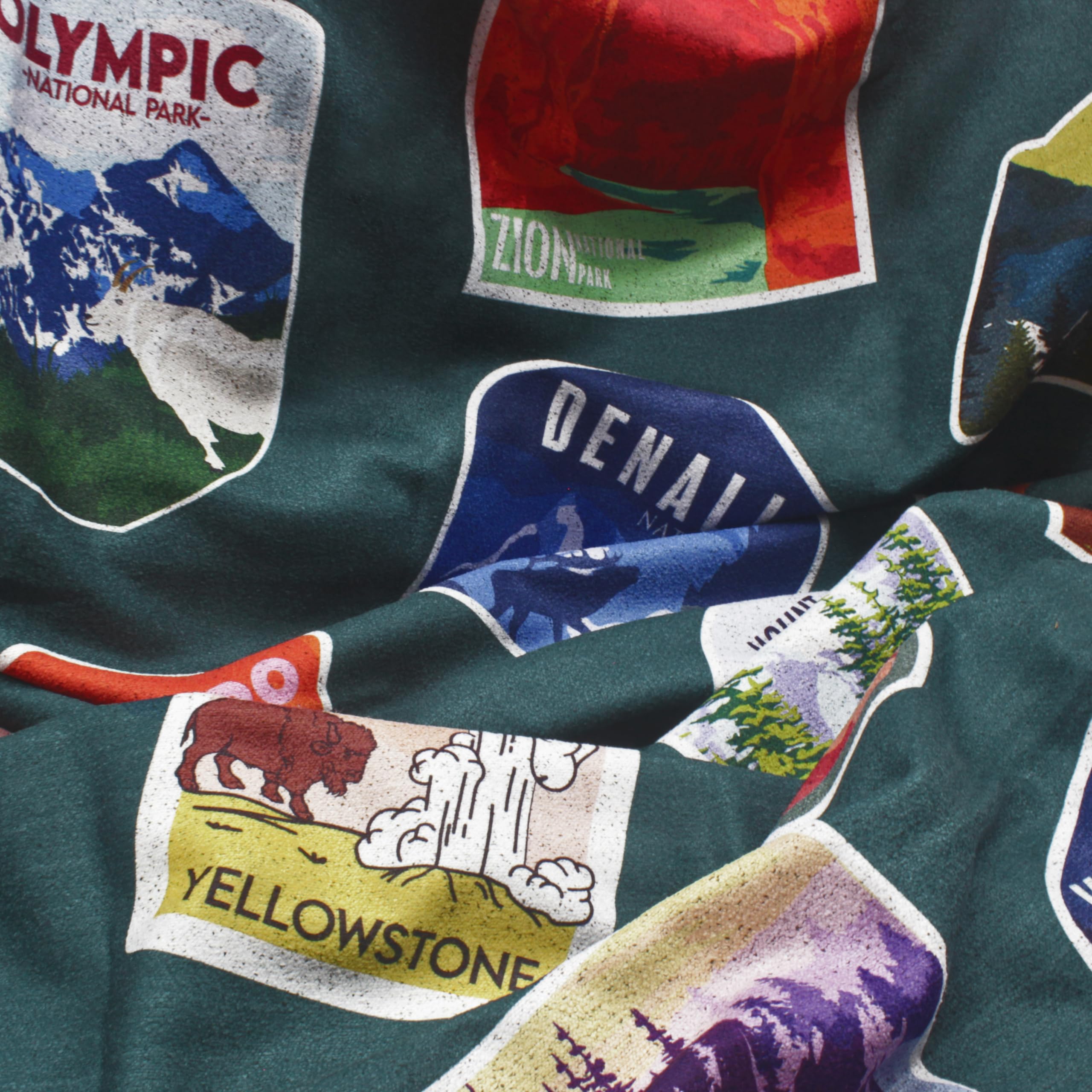 Sprints towel in national park setting showing outdoor-ready convenience