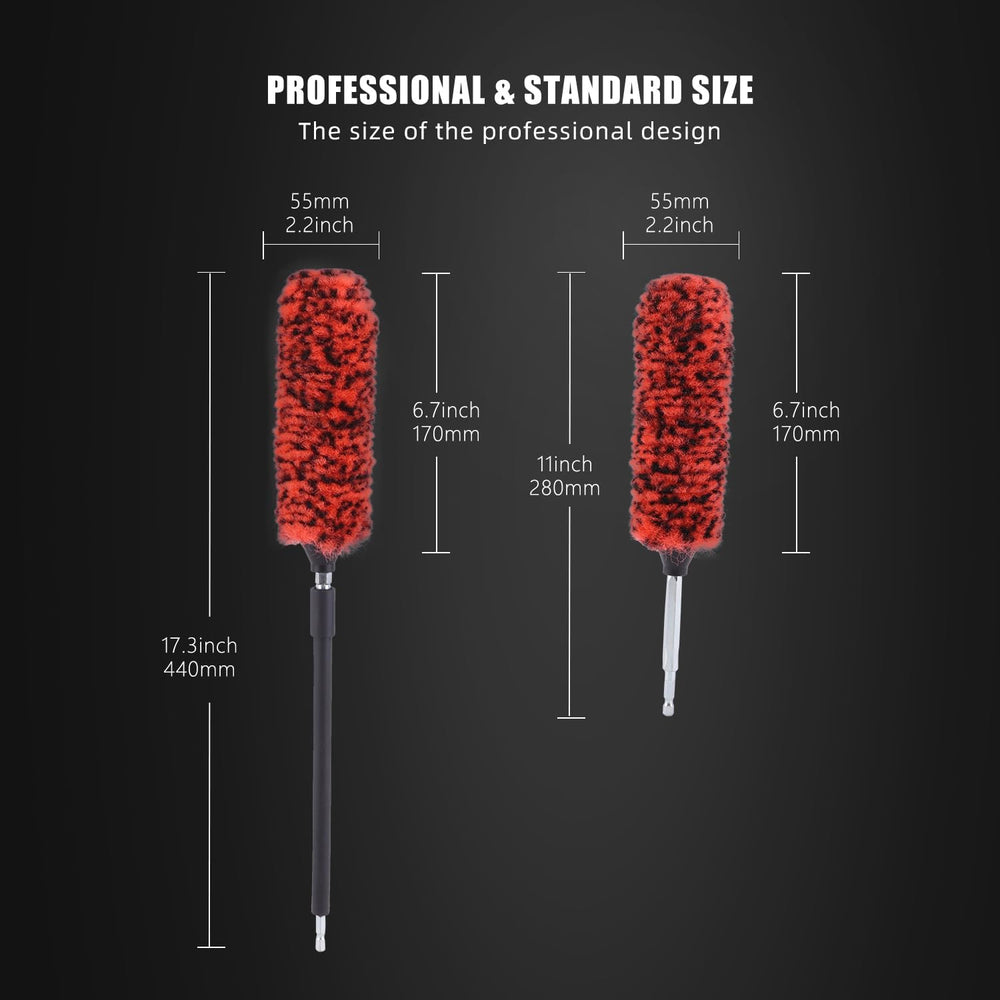SPTA close-up of microfiber bristles showing soft texture for scratch-free cleaning