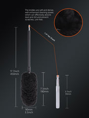 SPTA close-up of dense microfiber bristles delivering safe deep cleaning