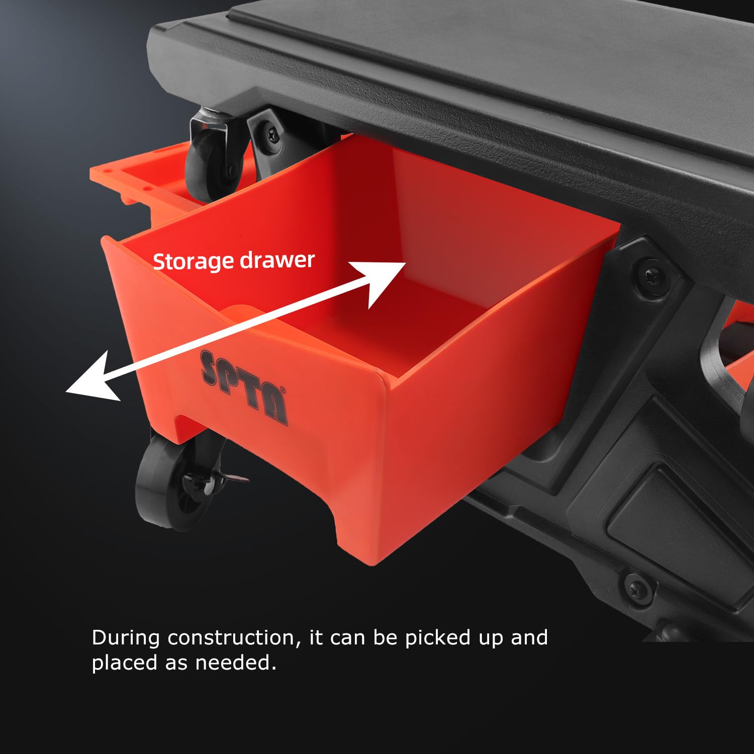 SPTA close-up of reinforced steel frame for durability and stability