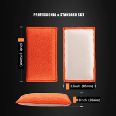 SPTA dual-sided close-up showing wool and microfiber sides for effective cleaning