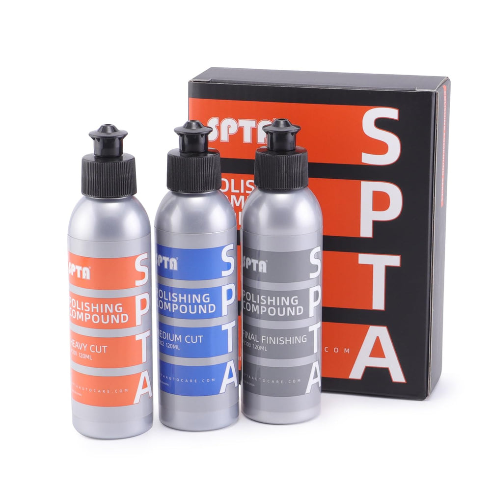 SPTA front label on 120ml bottle showing product name and benefits
