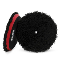 SPTA front view 6-inch microfiber pad showing even face for precise polishing