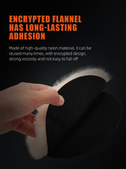 SPTA hook-and-loop backing detail for secure attachment and quick changes
