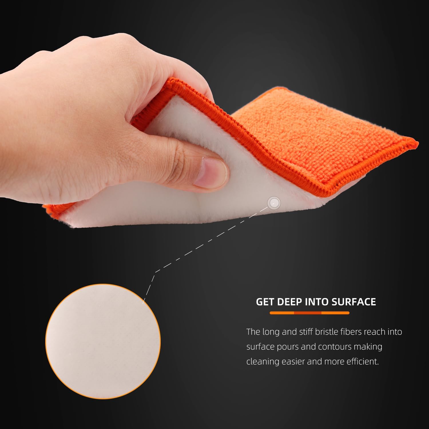 SPTA used on car dashboard demonstrating precision cleaning benefit