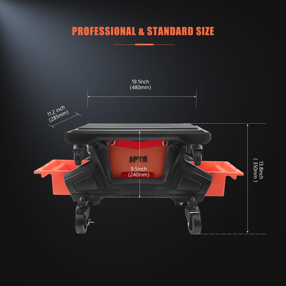 SPTA tool trays and pull-out drawer organized to keep parts within reach