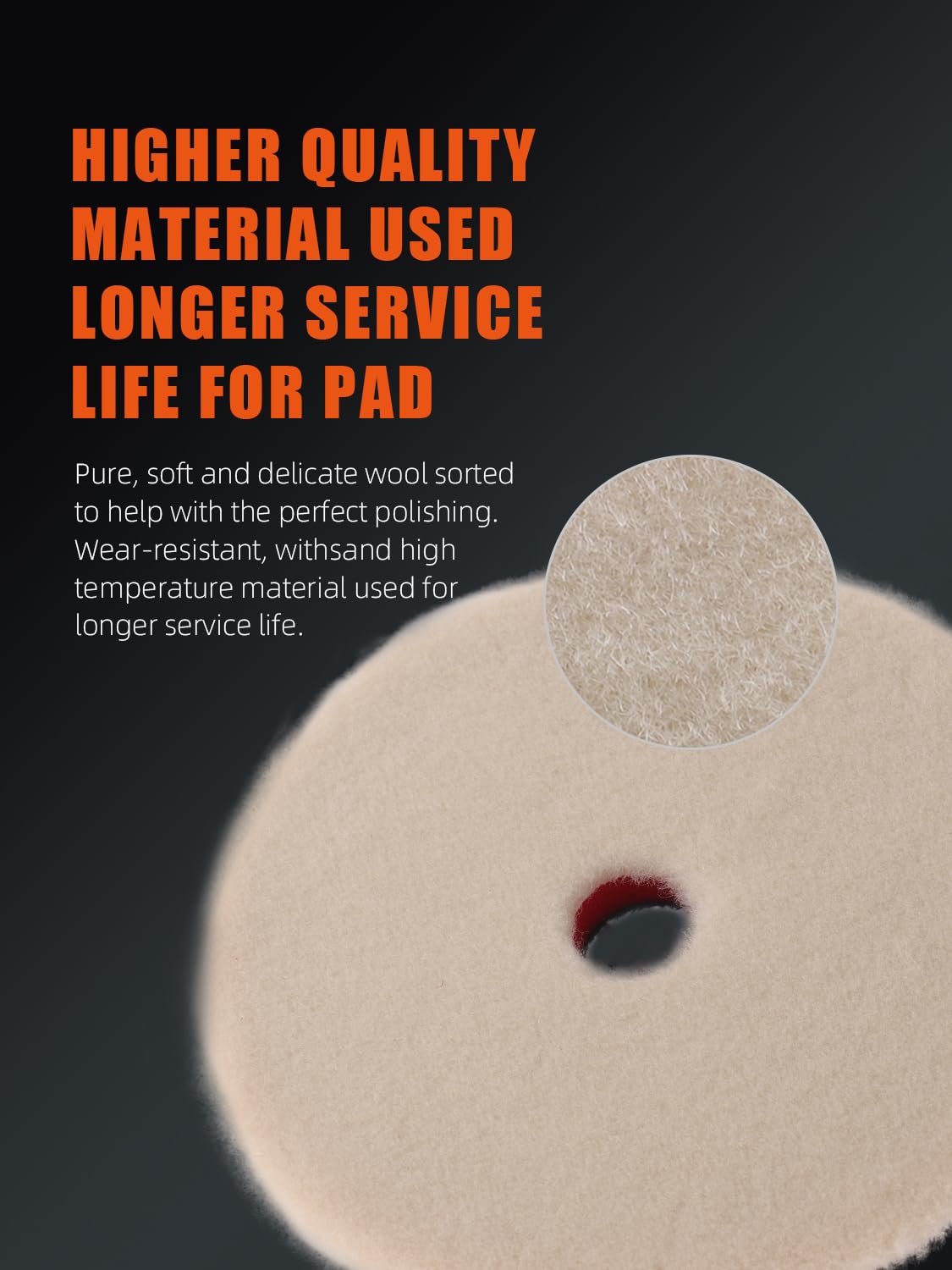 SPTA microfiber pad close-up for high-gloss finishing