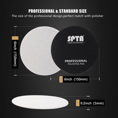 SPTA microfiber close-up texture revealing fine fibers for even polishing
