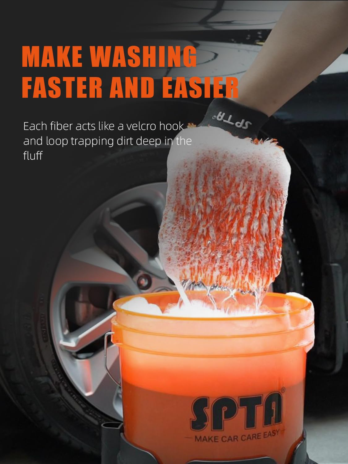 SPTA mitt on hand demonstration offering control and comfortable grip