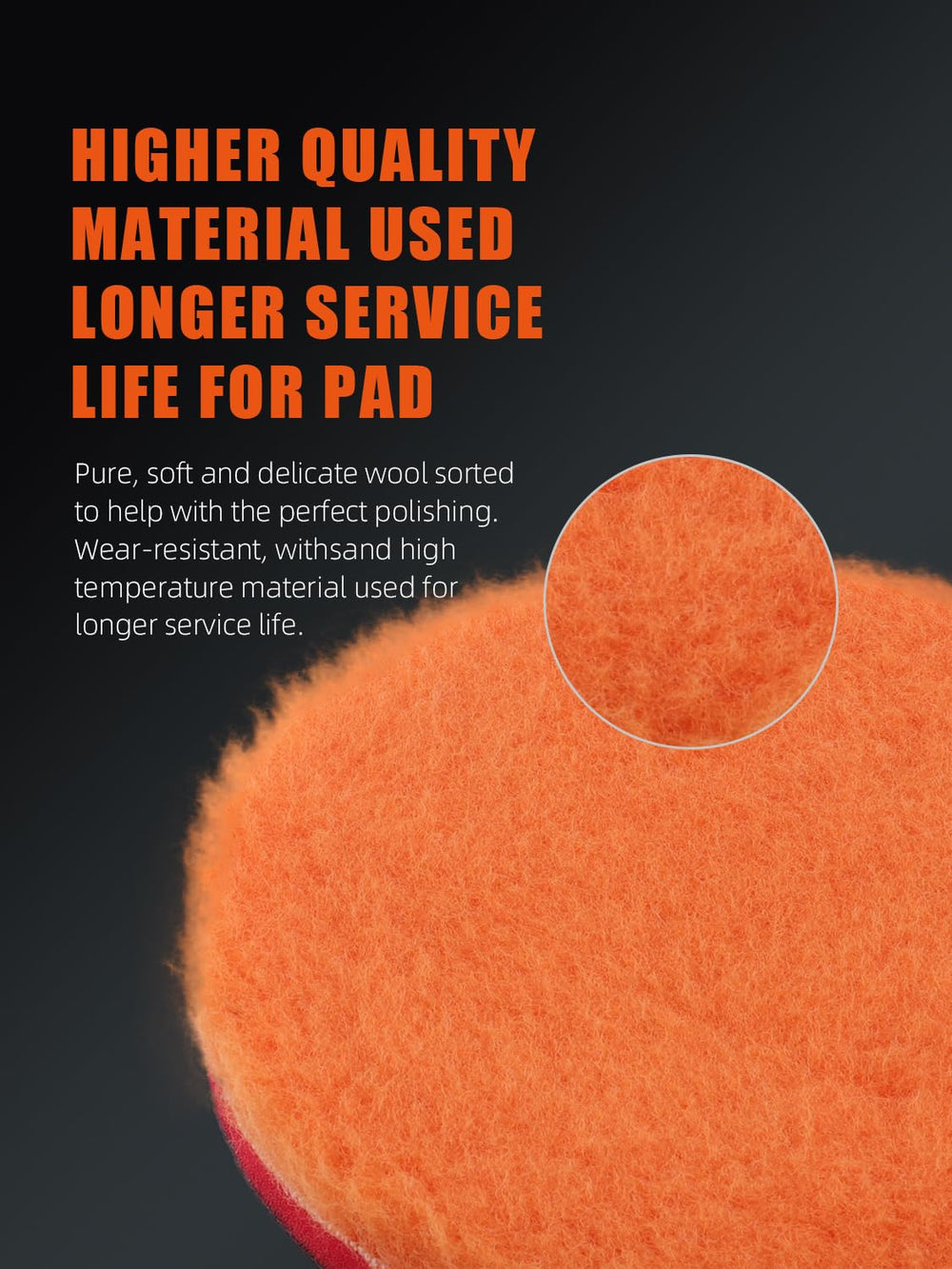 SPTA pad mounted on polisher demonstrating quick hook-and-loop change